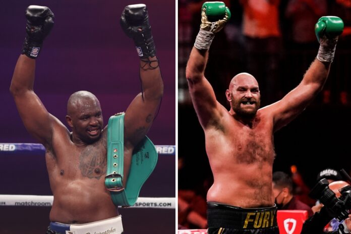 Tyson Fury will only have to fork out 20 per cent of fight purse to Brit rival Dillian Whyte in world title showdown