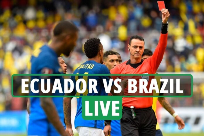 Ecuador 0-1 Brazil LIVE SCORE: World Cup qualifying chaos as match begins with TWO red cards