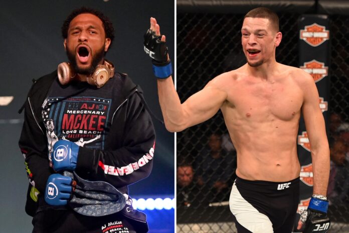 UFC star Nate Diaz called out by Bellator champ AJ McKee to 'squash the beef' after their brawl before Jake Paul fight