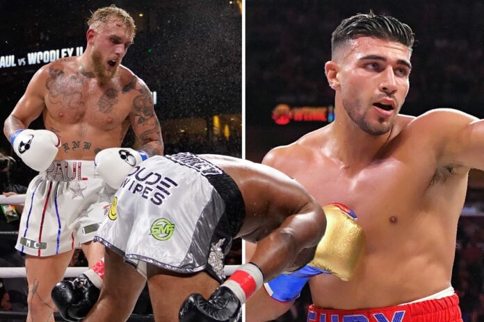 Amir Khan backs Tommy Fury to beat Jake Paul on points and says Brit would have 'taken' shot that KO'd Tyron Woodley